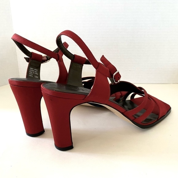Sam & Libby “Marla” Cabernet Red Formal Heels size 10 — Y2K - Picture 4 of 14
